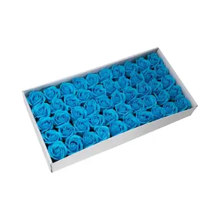 Ancient Wisdom 50x Craft Seife Flowers - Med Rose - Sky Blue