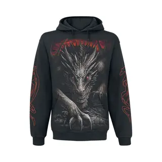 Spiral Majestic Draco Hoodie Black
