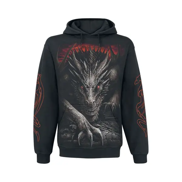 Spiral Majestic Draco Hoodie Black thumbnail