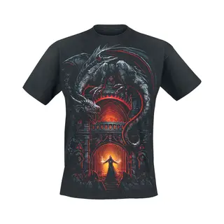 Spiral - Gothic T-shirt - Dragon's Lair - S Tot 4XL - Voor Mannen - Zwart
