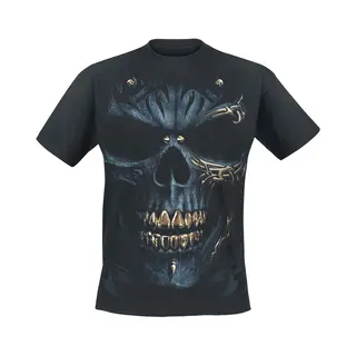 Spiral Black Gold T-Shirt Black