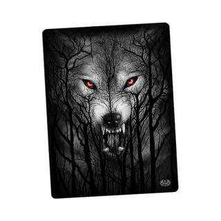 Spiral Forest Wolf Blankets Multicolour