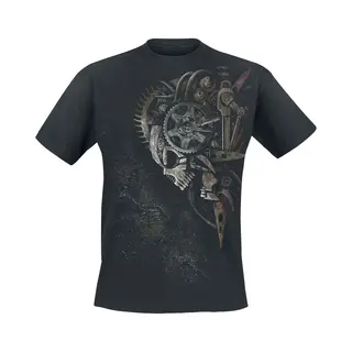 Spiral Diesel Punk T-Shirt Black
