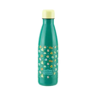 Paladone Animal Crossing Metal Water Bottle Daily usage 460 ml Stainless steel Aqua colour