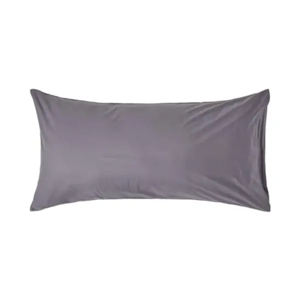Homescapes Dark Grey Pure Egyptian Cotton King Size Pillowcase 200 Tc 400 Thread Count Percale Equivalent Housewife Pillow Case thumbnail
