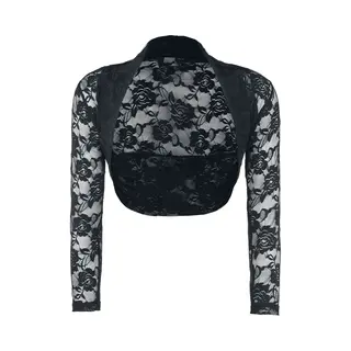 Banned Lace Bolero Black
