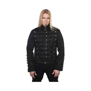 Banned Military Drummer Uniform Jacket Black