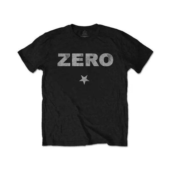 Rock Off Smashing Pumpkins - Zero Distressed Heren T-shirt - M - Zwart thumbnail