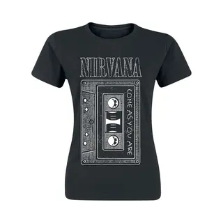 Nirvana As You Are Tape T-Shirt Black