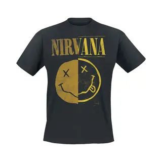 Nirvana Spliced T-Shirt Black