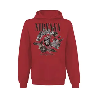 Nirvana Heart Shaped Box Hoodie Red