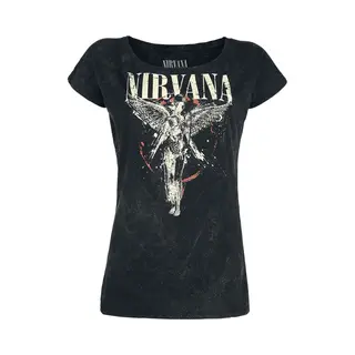 Nirvana Angel T-Shirt Charcoal
