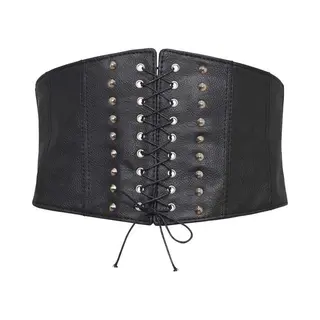 Jawbreaker Faux Leather Belt Gürtel Schwarz