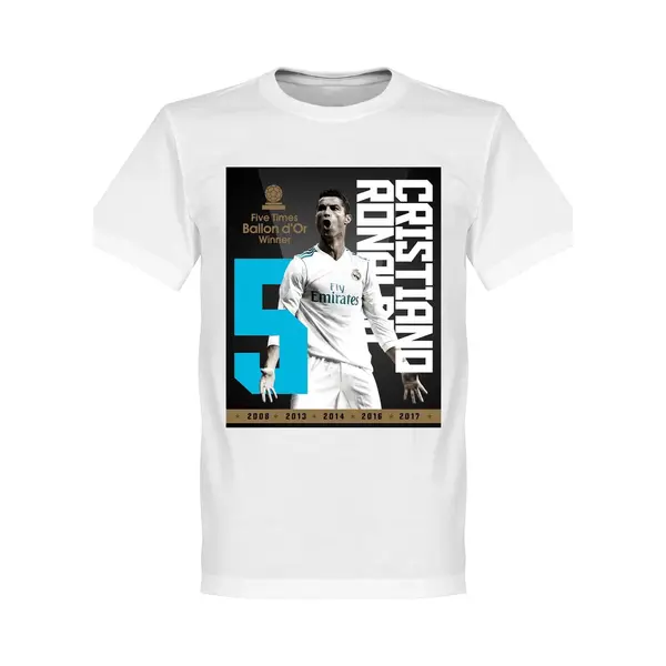 Retake Ronaldo Ballon D'Or 2017 T-Shirt - Xxxxl thumbnail