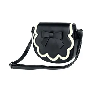 Banned Retro Rocco Handbag Black White