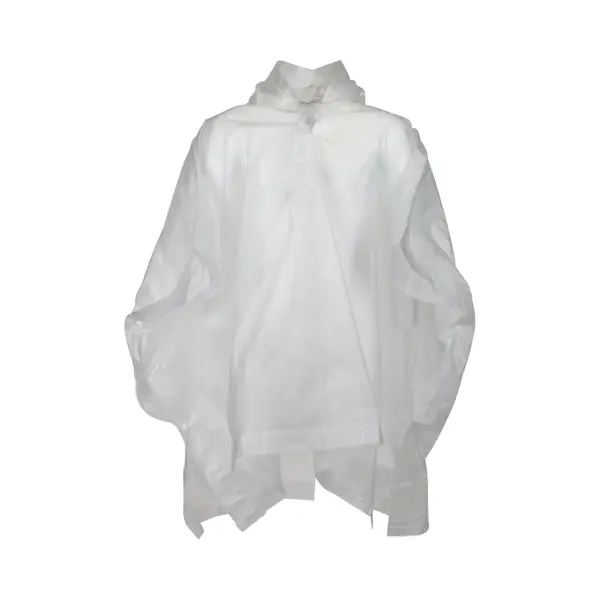 Splashmac Eenvoudige Transparante Kinder Regenponcho thumbnail