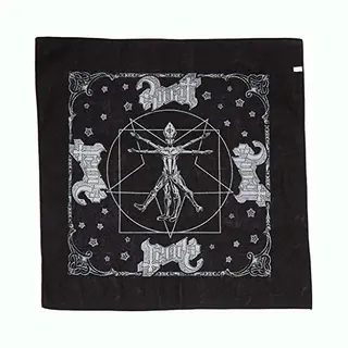 Rock Off Ghost - Vitruvian Ghost Bandana - Zwart