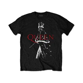 Rocks Off T-Shirt # L Unisex Black # Freddie Crown