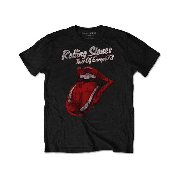 Rolling Stones T-Shirt # S Unisex Black # 73 Tour thumbnail
