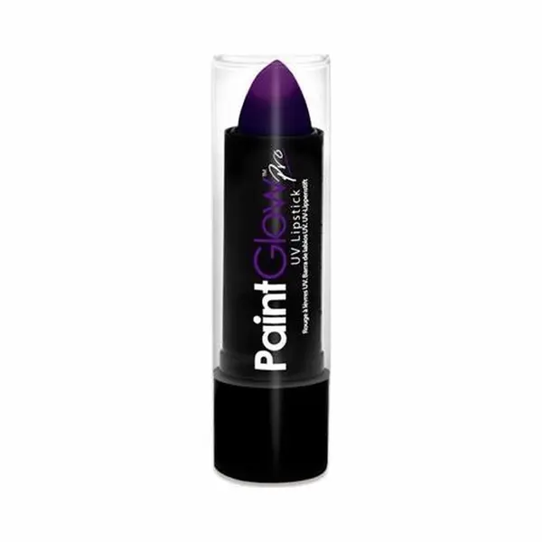 PaintGlow - Uv Lippenstift - Blacklight Verf - Festival Make Up - Paars thumbnail