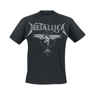 Metallica Biker T-Shirt Black