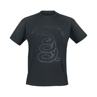 Metallica Black Snake T-Shirt Black