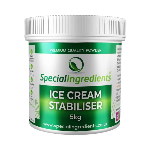 Special Ingredients Ltd. Ijs Stabilisator - 5 Kg - Ice Cream Stabiliser - Professioneel Roomijs En Sorbetijs - Moderne Gastronomie - Moleculair Koken - Hersluitbare Pot - thumbnail