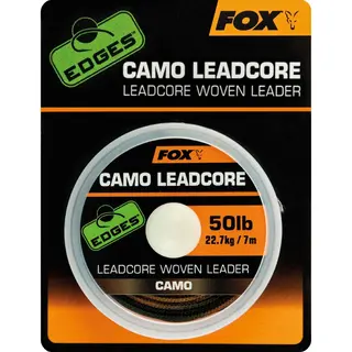 Fox Camo Leadcore 7m 50lbs - Vorfachschnur Für Karpfenmontagen, Karpfenschnur Für Karpfenvorfächer, Vorfachmaterial Für Karpfen