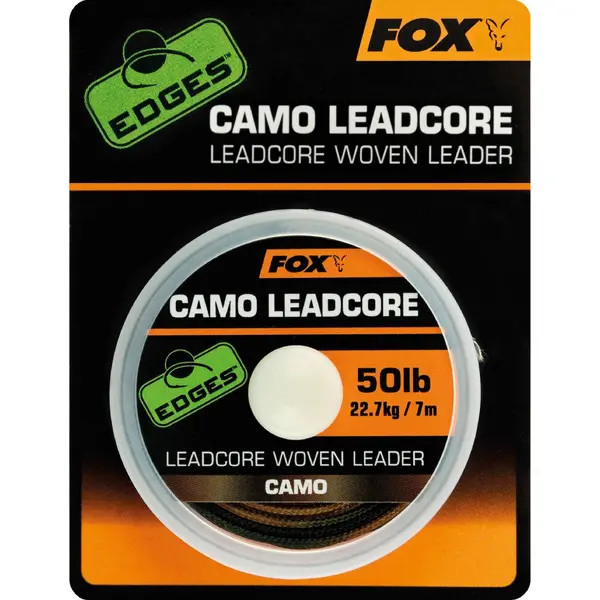 Fox Camo Leadcore 7 M 50 Lbs - Leader Line For Carp Assembly, Carp Line For Carp Leaders, Leader Material For Carp thumbnail