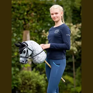 LeMieux Hobby Horse Competition Bridle Black - Padded Leather - Educational Toy