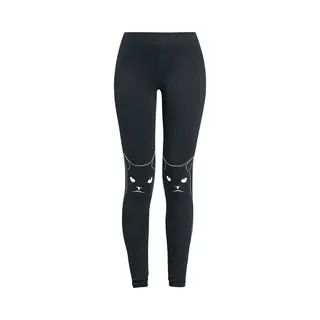 Jawbreaker Salem Grumpy Kitty Leggings Black