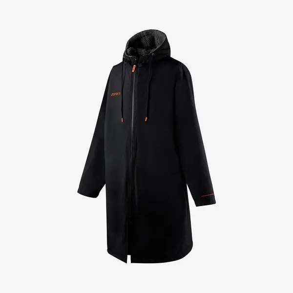 2025 ZONE3 Active -Flex Parka Dress - Black / Oranje thumbnail