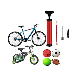 Did T-Handle Mini Bike Pump Bicycle Inflating Sport Football Soccer Tyre Balloons
