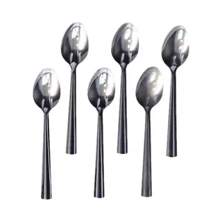Did Set Of 6 Stainless Steel Tea Spoons Bead Design