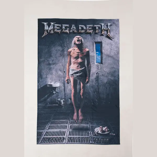 Megadeth Countdown To Unisex Vlag, Meerkleurig, 100% Polyester thumbnail