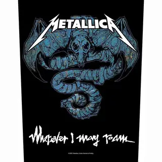 Metallica Wherever I May Roam Unisex Backpatch Multicolor 100% Polyester Band-Merch, Bands