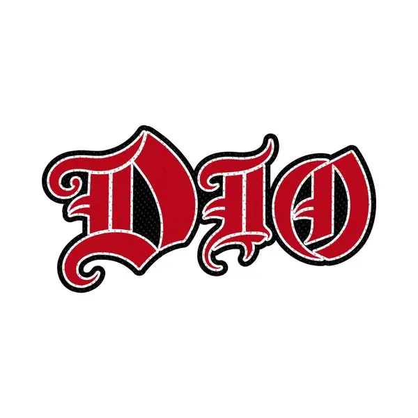 Razamataz Dio Band Logo Cut Out Woven Patch Accessory Size thumbnail