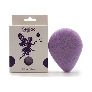 Kdmd Teardrop Konjac Sponge - Lavender - Calming In Purple