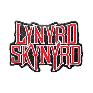 Rock Off Lynyrd Skynyrd - Logo Patch - Rood/Zwart