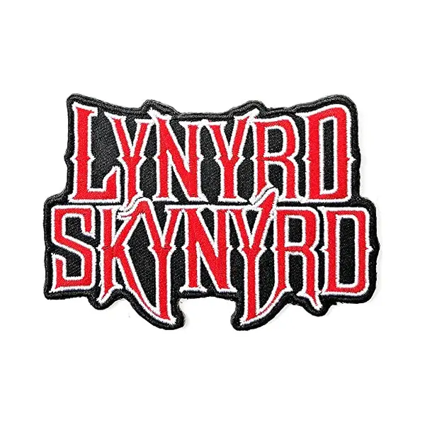 Rock Off Lynyrd Skynyrd - Logo Patch - Rood/Zwart thumbnail