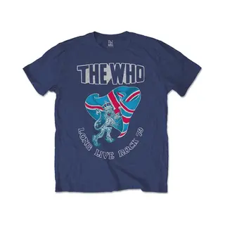 Rock Off The Who - Long Live Rock '79 Heren T-shirt - M - Blauw