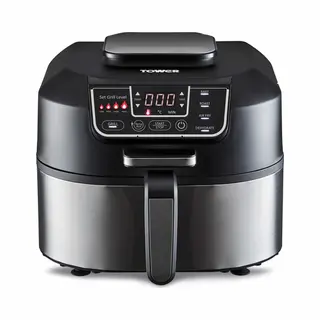Tower T17086 fryer Single 5.6 L Stand-alone 1760 W Hot air fryer Black, Silver