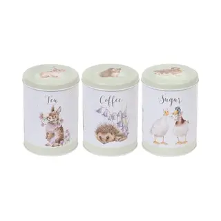 Wrendale Designs By Hannah Dale The Country Set' Country Animal Tea Coffee Sugar Set
