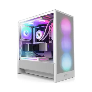 Nzxt H5 Flow Rgb Midi Tower Weiß