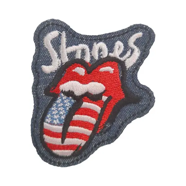 Rock Off The Rolling Stones Patch Filter Flag Tongue thumbnail
