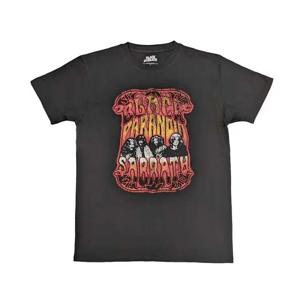 Rock Off Black Sabbath - Paranoid Psych Heren T-shirt - Xl - Zwart thumbnail