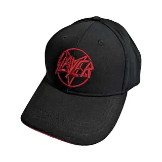 Rock Off Officially Licensed Products Slayer Pentagram Band Logo Baseball Cap One Size