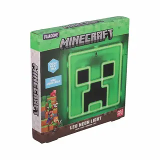 Paladone Creeper Iconic Led-Wandleuchte, Offiziell Lizenzierte Minecraft-Zimmerdekoration Für Jungen Und Mädchen, Gamer-Nachtlicht In Leuchtendem