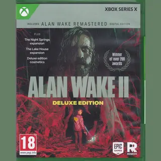 Epic Games Alan Wake 2 Remastered - Deluxe Edition Includes Alan Wake Remastered Digital Edition Xbox Series X