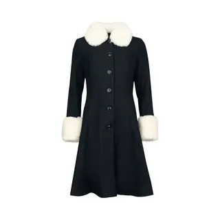 Voodoo Vixen Coat Black White